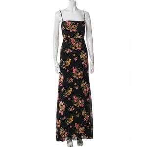 Reformation Long Floral Maxi Dress with Slit